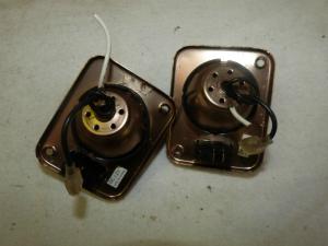 2 Bronze Colour 12V Spot Lights For caravan motorhome boat conversion REF VIP image 1