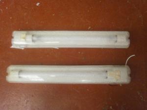 2 x Fluorescent Strip Lights Lumo 1 For Caravan Motorhome Conversions image 1