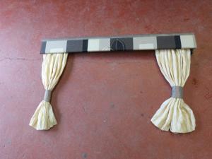 2007 Fleetwood Cravan Motorhome Pelmet And Curtain set 1255mm  REF DONCFLE image 1