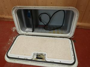 Caravan Battery Locker Box & Door campervan motorhome conversion image 1