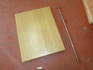 Caravan Campervan Motorhome Boat Single Leg Table 600 x 760mm REF WEMWISP image 1