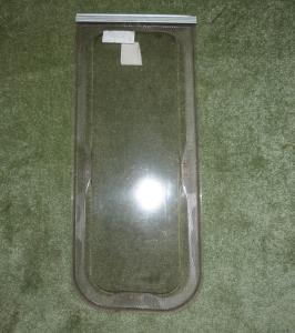 Caravan Front Offside Polyplastic Window- 350mm x 820mm image 1