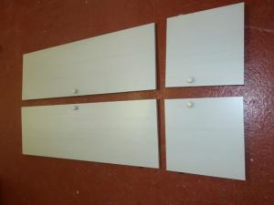 Caravan Motorhome Boat Conversion Bathroom Wardrobe Doors image 1