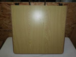 Caravan Motorhome Conversion Folding Single Leg Table 660mm x 600mm REF CHALL2 image 1