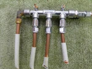 Caravan Motorhome Conversion 4 Way Gas Taps image 1