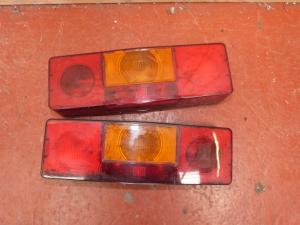 Caravan motorhome Pair of Rear Brake Light Clusters conversion REF SHREW image 1
