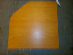 Caravan - (Used) occasional table without leg 450mm x 450mm image 1