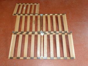 Caravan Wooden Folding Seating Bases 3 Piece campervan motorhome boat conversion image 1