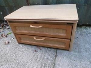 Caravans Campervan Motorhome Boat Centre Chest of Two Drawers Ref Conwy image 1