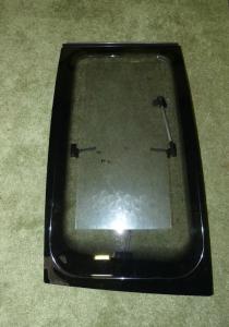 NEW Caravan Plastoform Front Offside Window 500mm x 970mm x 930mm image 1