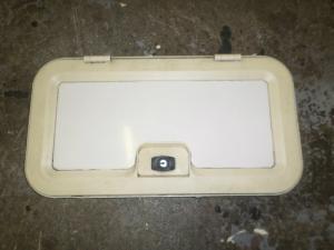 Used Caravan Battery Box Door 600mm x 320mm image 1