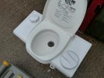Caravan Campervan Motorhome White Colour Thetford RH Cassette Toilet Man Flush image 2