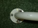 Caravan campervan motorhome White Metallic Exterior Pull Handles - 3 Screw Fit image 2