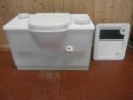 Caravan Motorhome Conversion White Thetford Bench Cassette Toilet Electric Flush image 3
