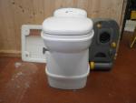 Caravan Thetford Swivel Bowl Cassette Toilet Electric Flush image 2