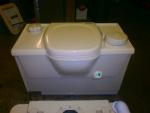 electric flush cassette toilet complete image 5