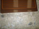 Used Caravan Glass Hob Lid 420mm x 445mm image 3